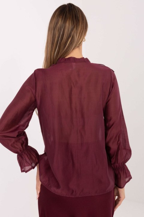 Koszula Damska Model IT-KS-28883.80 Bordo - Factory Price
