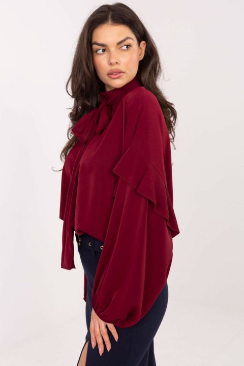 Koszula Damska Model IT-KS-29002.69 Bordo - Factory Price