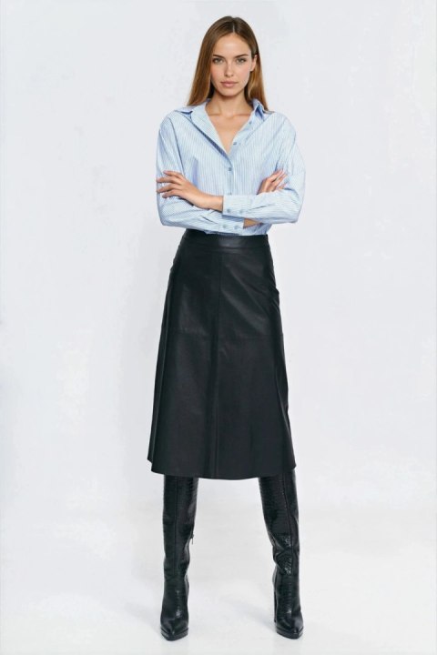 Koszula w paski K92 Blue - Nife