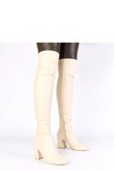 Kozaki Model Louna LQ-42 Beige - Solea