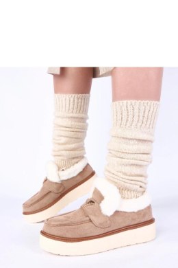 Mokasyny Model Loafy 6690 Dark Beige - Solea