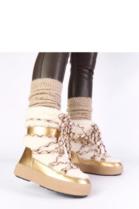 Śniegowce Model Aicha LT33-21 Gold - Solea