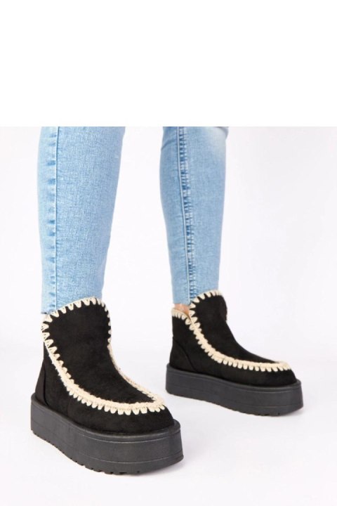 Śniegowce Model Alwena B2030 Black - Solea