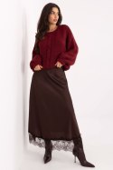 Sweter Damski Model MI-SW-1610.18 Bordo - Italy Moda