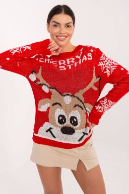 Sweter Damski Model MI-SW-19133.90 Red - Italy Moda