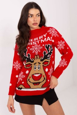 Sweter Damski Model MI-SW-19137.52 Red - Italy Moda