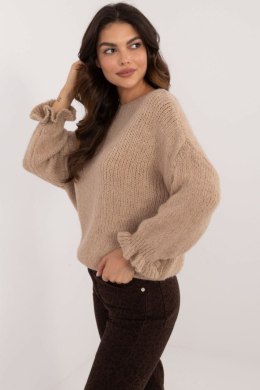 Sweter Damski Model MI-SW-2912.10X Dark Beige - Italy Moda