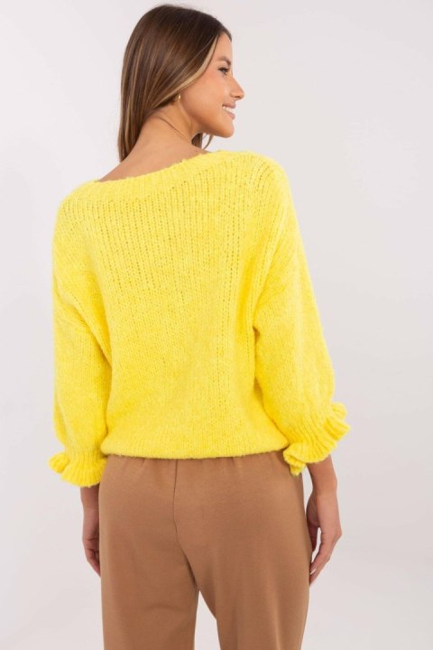 Sweter Damski Model MI-SW-2912.10X Yellow - Italy Moda