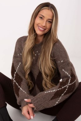 Sweter Damski Model MI-SW-WM295.15 Dark Beige - Italy Moda