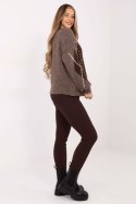Sweter Damski Model MI-SW-WM295.15 Dark Beige - Italy Moda