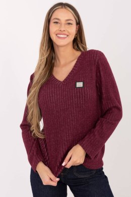 Sweter Damski Model RV-SW-A1025.80 Bordo - Relevance