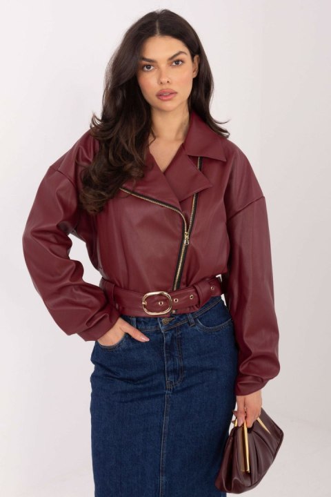 Kurtka Damska Model IT-KR-FL9609.95 Bordo - Rue Paris