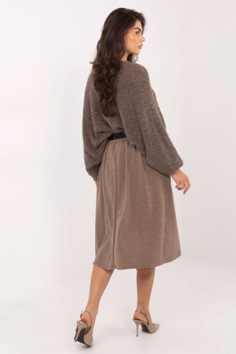 Spódnica Model IT-SD-FL9838.49 Dark Beige - Rue Paris