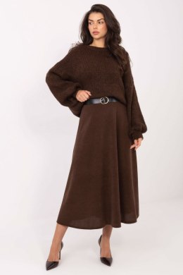 Spódnica Model IT-SD-FL9850.12 Brown - Rue Paris