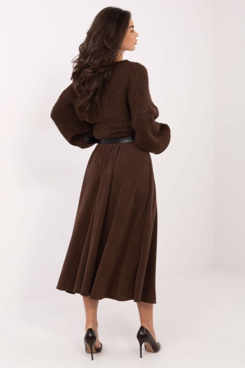 Spódnica Model IT-SD-FL9850.12 Brown - Rue Paris