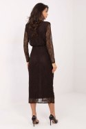 Sukienka Model IT-SK-9937.16 Dark Brown - Italy Moda