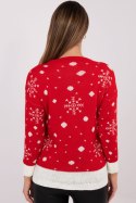 Sweter Damski Model MI-SW-0212.89 Red - Italy Moda