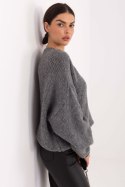 Sweter Damski Model MI-SW-1909.68 Dark Grey - Italy Moda