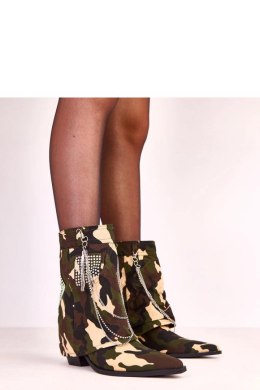 Botki Model Shawen K526 Green - Solea