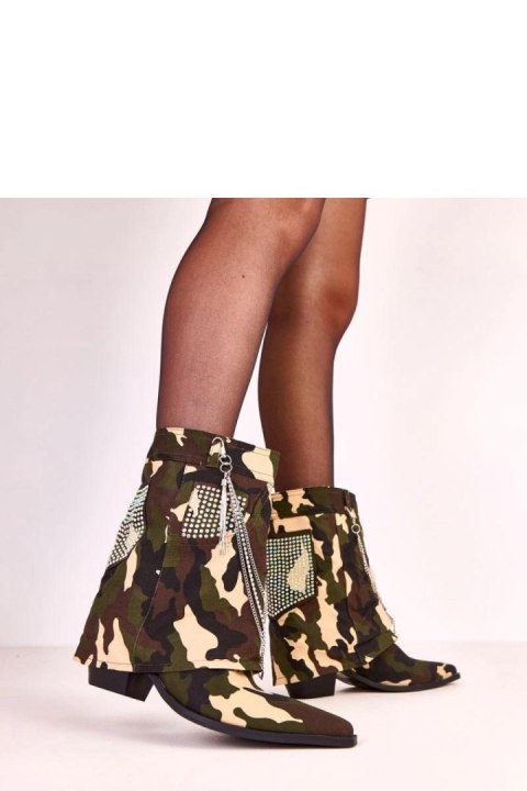 Botki Model Shawen K526 Green - Solea