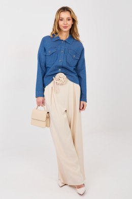 Kurtka Damska Model IT-KR-FL9568.29P Blue - Rue Paris