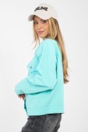 Kurtka Damska Model IT-KR-FL9568.29P Turkus - Rue Paris