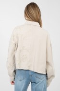 Kurtka Damska Model IT-KR-FL9993.77 Bege - Rue Paris