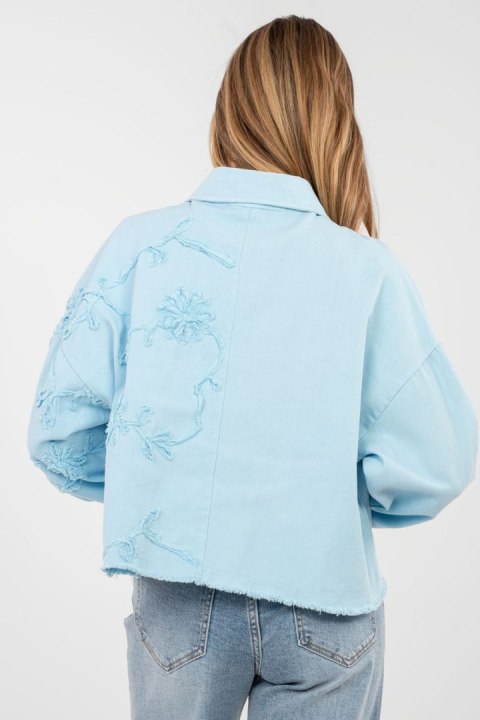 Kurtka Damska Model IT-KR-FL9993.77 Light Blue - Rue Paris