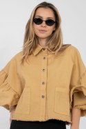 Kurtka Damska Model IT-KR-FL9998.85 Camel - Rue Paris