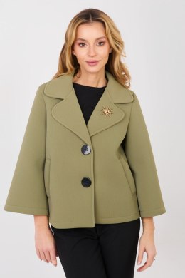 Płaszcz Damski Model IT-KR-FL8159-1.29 Khaki - Italy Moda