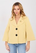 Płaszcz Damski Model IT-KR-FL8159-1.29 Light Yellow - Italy Moda