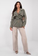 Płaszcz Damski Model IT-PL-FL10069.65 Khaki - Rue Paris