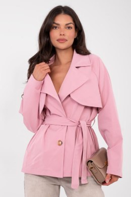 Płaszcz Damski Model IT-PL-FL10069.65 Light Pink - Rue Paris