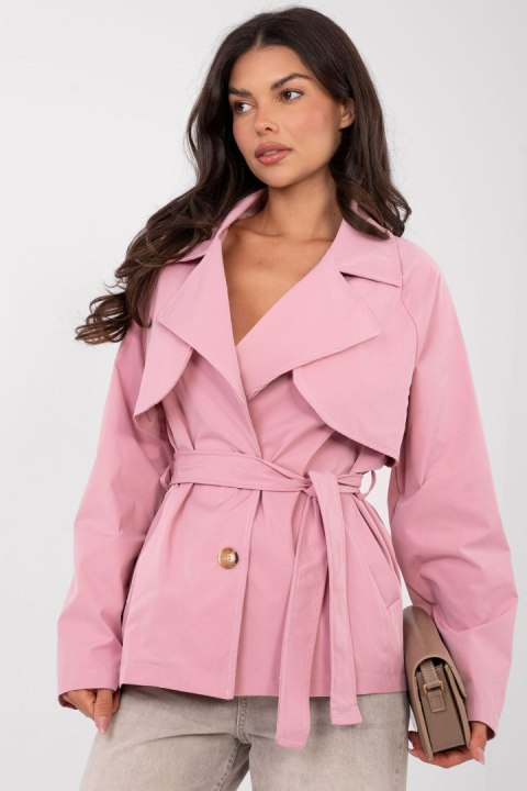 Płaszcz Damski Model IT-PL-FL10069.65 Light Pink - Rue Paris