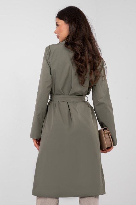 Płaszcz Damski Model IT-PL-FL8808.32 Khaki - Rue Paris