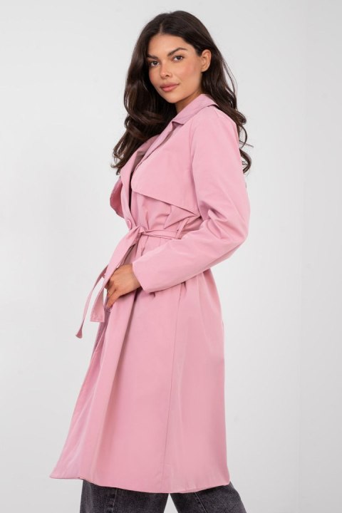 Płaszcz Damski Model IT-PL-FL8808.32 Light Pink - Rue Paris