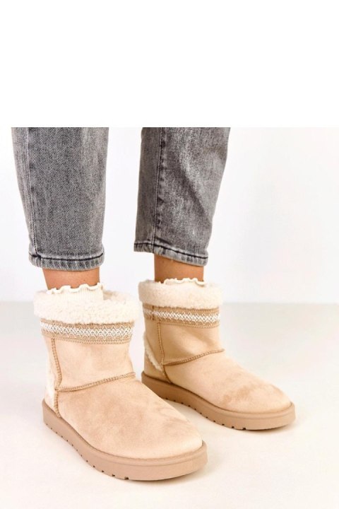 Śniegowce Model Sensila C2066-3 Beige - Solea