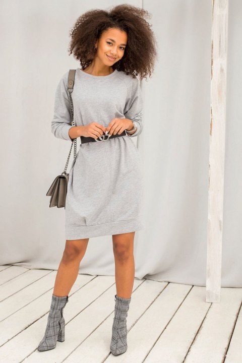 Sukienka Model RV-TU-5184.93P Grey - BFG