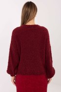 Sweter Damski Model CH-SW-72610.62 Bordo - Factory Price