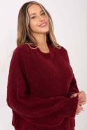 Sweter Damski Model CH-SW-72610.62 Bordo - Factory Price
