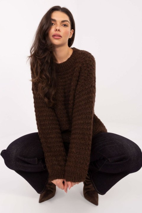 Sweter Damski Model MI-SW-1028.22 brown - Italy Moda