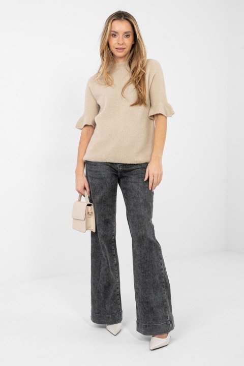 Sweter Damski Model MI-SW-1901.66 Beige - Italy Moda