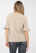 Sweter Damski Model MI-SW-1901.66 Beige - Italy Moda