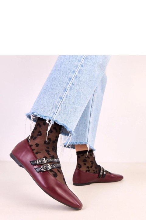 Baleriny Model Alfira Q2572 Bordo - Solea