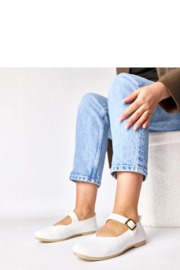 Baleriny Model Donatella 2901 White - Solea