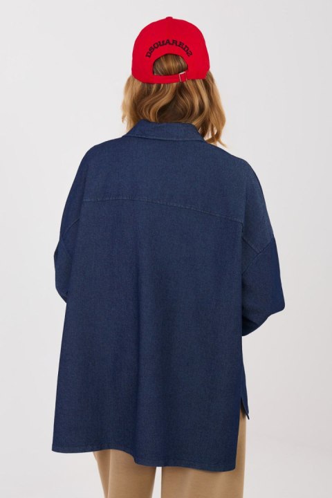 Koszula Damska Model IT-KS-FL9968.28 Navy - Italy Moda