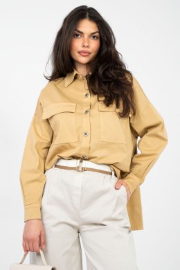 Koszula Damska Model IT-KS-FL9968.48 Camel - Italy Moda