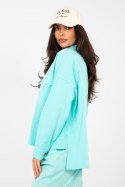 Koszula Damska Model IT-KS-FL9968.48 Turkus - Italy Moda
