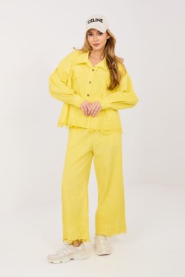 Kurtka Damska Model IT-KR-FL10001.54 Yellow - Rue Paris