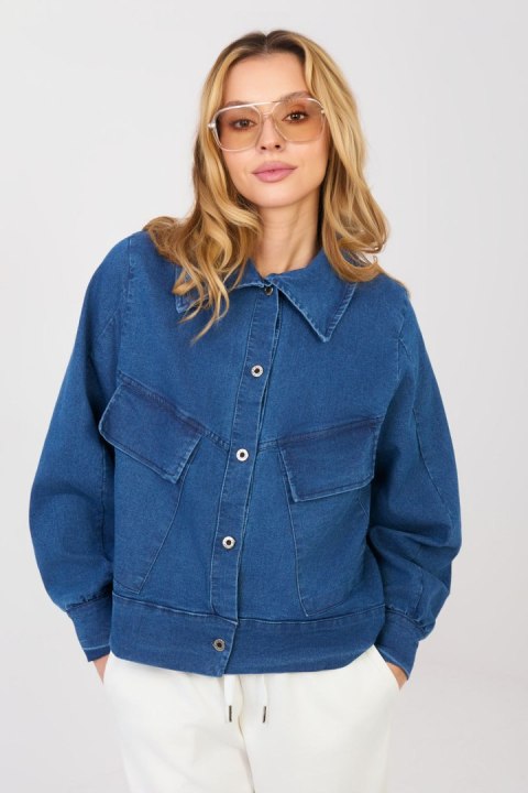 Kurtka Damska Model IT-KR-FL10071.09P Dark Blue - Rue Paris